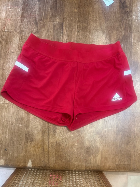 adidas Pants - Adidas Red Women's Running Shorts with inside liner NWT